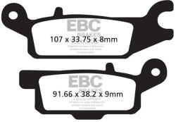 EBC Brakes EBC FA445TT fékbetét szett (1 tárcsához) EBC Brakes Fékrendszer és alkatrészei Fékbetétek, fékpofák és féktárcsák Tárcsafékbetétek