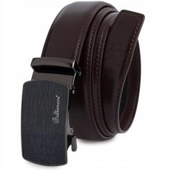 Beltimore Férfi bőröv Öv casual automata, sima bőr Beltimore (A45darkbrown_115)