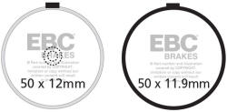 EBC Brakes EBC FA038 fékbetét (1 tárcsához, komplett) EBC Brakes Fékrendszer és alkatrészei Fékbetétek, fékpofák és féktárcsák Tárcsafékbetétek