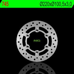 NG Brake Disc NG FÉKEK Fix Fék Tárcsa - 745 NG Brake Disc Fékrendszer és alkatrészei Fékbetétek, fékpofák és féktárcsák Féktárcsák