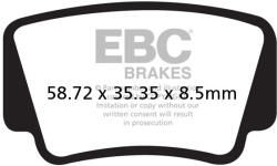 EBC Brakes EBC FA463R fékbetét szett (1 tárcsához), PROX 37.227102 megfelelője EBC Brakes Fékrendszer és alkatrészei Fékbetétek, fékpofák és féktárcsák Tárcsafékbetétek