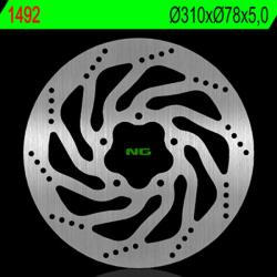 NG Brake Disc NG FÉKEK Fix Fék Tárcsa - 1492 NG Brake Disc Fékrendszer és alkatrészei Fékbetétek, fékpofák és féktárcsák Féktárcsák
