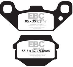 EBC Brakes EBC FA128TT fékbetét (1 tárcsához) EBC Brakes Fékrendszer és alkatrészei Fékbetétek, fékpofák és féktárcsák Tárcsafékbetétek