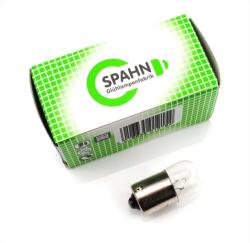 Spahn Hátsó lámpa izzó 6 Volt 10 Watt 15mm átmérőjű segédmotoros kerékpárhoz, mopedhez, mokickhoz Spahn Glühlampen Elektromos alkatrészek Világítás és fényjelzés Izzók Jelző- és műszerizzók BA15s jelzőizzók