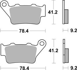 BREMBO Road Karbon-Kerámia Fékbetétek - 07BB02CC BREMBO Fékrendszer és alkatrészei Fékbetétek, fékpofák és féktárcsák Tárcsafékbetétek