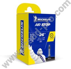 MIC MICHELIN 26" x 1.00-1.35 belső gumi kerékpárhoz, C2 Presta VP 40 mm, 136 g (25/35-559) (dobozos) MIC Egyéb járművek Kerékpározás Kerékpár-alkatrészek Kerékpárkerekek és kerékalkatrészek Kerékpár-belső