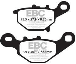 EBC Brakes EBC FA401TT fékbetét szett (1 tárcsához) EBC Brakes Fékrendszer és alkatrészei Fékbetétek, fékpofák és féktárcsák Tárcsafékbetétek