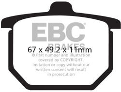 EBC Brakes EBC FA029V V-PAD fékbetét (1 tárcsához) EBC Brakes Fékrendszer és alkatrészei Fékbetétek, fékpofák és féktárcsák Tárcsafékbetétek