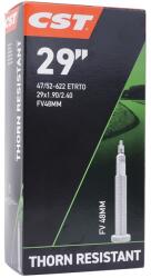 CST (Vélo) CST 29 x 1.90-2.40 kerékpár belső, megerősített, 3, 6 mm, Presta szelep 48 mm CST (Vélo) Egyéb járművek Kerékpározás Kerékpár-alkatrészek Kerékpárkerekek és kerékalkatrészek Kerékpár-belső gumik