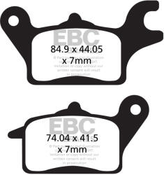 EBC Brakes EBC FA691HH fékbetét szinterezett (1 tárcsához, megerősített) EBC Brakes Fékrendszer és alkatrészei Fékbetétek, fékpofák és féktárcsák Tárcsafékbetétek
