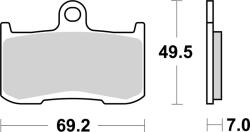 BREMBO Street Carbon Kerámia Fékbetétek - 07KA2305 BREMBO Fékrendszer és alkatrészei Fékbetétek, fékpofák és féktárcsák Tárcsafékbetétek