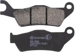 BREMBO 07120CC fékbetét - Aprilia 50 SR Motard 2018-2022 első, 50 SXR 2021-2023 első, Piaggio 50 Typhoon 2018-2022 első (szén-kerámia, robogóhoz) BREMBO Fékrendszer és alkatrészei Fékbetétek, fékpofák és fék