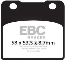 EBC Brakes EBC FA103HH megerősített fékbetét (1 tárcsához) EBC Brakes Fékrendszer és alkatrészei Fékbetétek, fékpofák és féktárcsák Tárcsafékbetétek