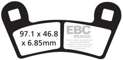 EBC Brakes EBC SXR456HH verseny formula SxS fékbetét (1 tárcsához) EBC Brakes Fékrendszer és alkatrészei Fékbetétek, fékpofák és féktárcsák Tárcsafékbetétek
