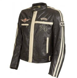 LOOKWELL 74 LTD bőr motoros dzseki fekete - 50 LOOKWELL Ruházat és védőfelszerelés Kabátok Motoros textil-, hálós és vízálló kabátok