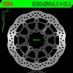 NG Brake Disc NG BRAKES Petal Lebegő - 1056X NG Brake Disc Fékrendszer és alkatrészei Fékbetétek, fékpofák és féktárcsák Féktárcsák