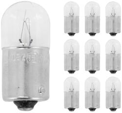 Flösser 24V 10W R10W BA15S átlátszó izzó (parkolófény), 10 darabos csomag FLOSSER Elektromos alkatrészek Világítás és fényjelzés Izzók Jelző- és műszerizzók BA15s jelzőizzók