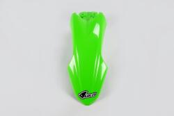 UFO első sárvédő KX zöld Kawasaki KLX110 UFO Váz, idomok és járműkiegészítők Motorkerékpár- és robogó-sárvédők Komplett motorkerékpár- és robogó-sárvédők