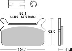 BREMBO Street Carbon-Ceramic fékbetétek - 07HD0910 BREMBO Fékrendszer és alkatrészei Fékbetétek, fékpofák és féktárcsák Tárcsafékbetétek