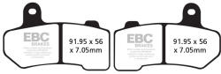 EBC Brakes EBC FA409V V-PAD első fékbetét szett (1 tárcsához) EBC Brakes Fékrendszer és alkatrészei Fékbetétek, fékpofák és féktárcsák Tárcsafékbetétek