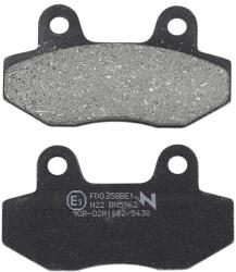 NEWFREN fékbetét PEUGEOT 50 SPEEDFIGHT 3 (2010-2014), SPEEDFIGHT 4 (2015-), SCOOT 50 kínai GY6, 139 QMB első (dupla dugattyús féknyereg), FD0358BE, ELITE organikus NEWFREN Fékrendszer és alkatrészei Fékbetéte