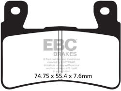 EBC Brakes EBC GPFAX296HH verseny/professzionális fékbetét (1 tárcsához) EBC Brakes Fékrendszer és alkatrészei Fékbetétek, fékpofák és féktárcsák Tárcsafékbetétek