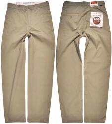 Lee Straight szabású, Regular zöld Chino nadrág Relaxed fazon W26 L32