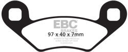 EBC Brakes EBC FA159R fékbetét garnitúra (1 tárcsához) (PROX 37.206402 megfelelője) EBC Brakes Fékrendszer és alkatrészei Fékbetétek, fékpofák és féktárcsák Tárcsafékbetétek