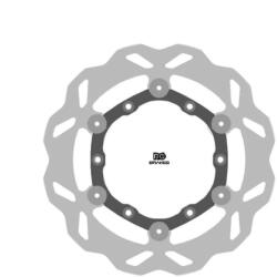 NG Brake Disc NG BRAKES hullámos, úszó féktárcsa NG Brake Disc Fékrendszer és alkatrészei Fékbetétek, fékpofák és féktárcsák Féktárcsák