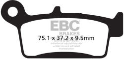 EBC Brakes EBC SFA233 robogó fékbetét garnitúra (1 tárcsához) EBC Brakes Fékrendszer és alkatrészei Fékbetétek, fékpofák és féktárcsák Tárcsafékbetétek