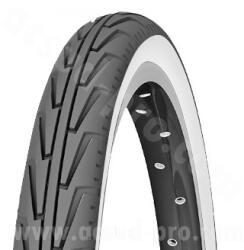 MIC MICHELIN CITY J 20 x 1.75 fehér-fekete merev peremes kerékpár gumiabroncs (44-406) MIC Egyéb járművek Kerékpározás Kerékpár-alkatrészek Kerékpárkerekek és kerékalkatrészek Kerékpár-külső gumik Városi 