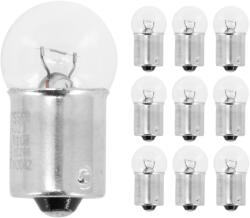 Flösser 6V 10W szabvány izzó R10W BA15S foglalattal - átlátszó (helyzetjelző lámpa, 10 darabos csomag) FLOSSER Elektromos alkatrészek Világítás és fényjelzés Izzók Jelző- és műszerizzók BA15s jelzőizzók