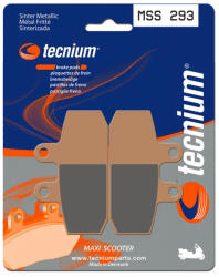 TECNIUM Maxi Robogó Fémes Fékbetétek - MSS293 TECNIUM Fékrendszer és alkatrészei Fékbetétek, fékpofák és féktárcsák Tárcsafékbetétek