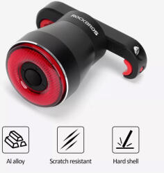 ROCKBROS TL907Q51 hátsó kerékpár lámpa LED USB STOP fénnyel, nyeregpálcára Rockbros Egyéb járművek Kerékpározás Kerékpáros kiegészítők Kerékpár-világítás és láthatóság