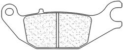 CL BRAKES utcai szinterelt fékbetétek - 1067S4 CL BRAKES Fékrendszer és alkatrészei Fékbetétek, fékpofák és féktárcsák Tárcsafékbetétek