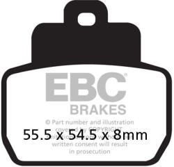 EBC Brakes EBC SFA425HH robogó fékbetét (1 tárcsához, szett) EBC Brakes Fékrendszer és alkatrészei Fékbetétek, fékpofák és féktárcsák Tárcsafékbetétek