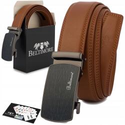 Beltimore Öv férfi bőr nadrág farmer casual automata sima bőr Beltimore (A45brown_125)