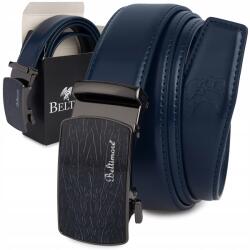 Beltimore Öv férfi bőr nadrág farmer casual automata sima sötétkék Beltimore (A45navy_125)