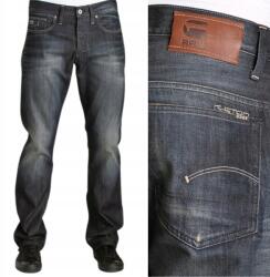 G-Star nadrág Straight regular Navy jeans 3301 Straight W30 L32