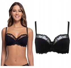 Ava Félmerevítős Melltartó Semi Soft 1030 Novato Fekete 70 F (Wygodny stanik semi-soft)