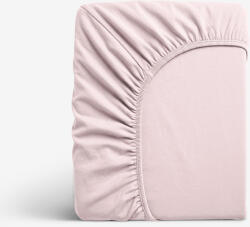 Goldea cearceaf de pat cu elastic din bambus - roz deschis 140 x 200 cm