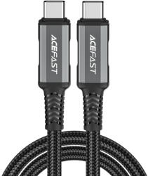 ACEFAST Cablu pentru incarcare si transfer Acefast C1-09, USB-C la USB-C, 240W, 5A, 40Gbps, 4K, 1m, Negru (6974316282631)