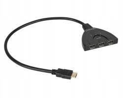 Cabletech Kapcsoló 3x HDMI/1x Hdmi Cabletech ZLA0310 (ZLA0310)