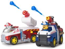 Spin Master Set 2 vehicule de salvare Patrula Catelusilor masini de pompieri cu figurine (6073471) Figurina