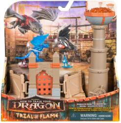 Spin Master Set de joaca How to Train Your Dragon Trial of Flame - Arena de antrenament Lumea lui Berk si Turnul tortei (6075595_20156328) Figurina