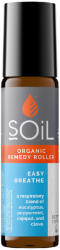 SOiL Roll-on cu uleiuri esentiale pure organice Ecocert respiratie usoara Breathe, 10ml, Soil