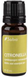 SABIO Ulei esential citronella (cymbopogon winterianus oil), 10ml, Sabio