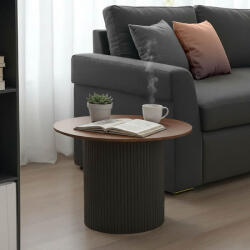 FDY Masutea Cafea Dalmma MDF Nuc, Diametru 70 Cm Masa de cafea