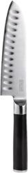 Stellar Cutit santoku Stellar-Poise, otel X50 CroMov14, 30x4.5x2.5 cm, argintiu negru (HO-IT07N)