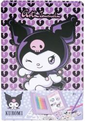 Happi Hobbi Jurnal artistic Kuromi cu markere neon Happi Hobbi (1038-11027)